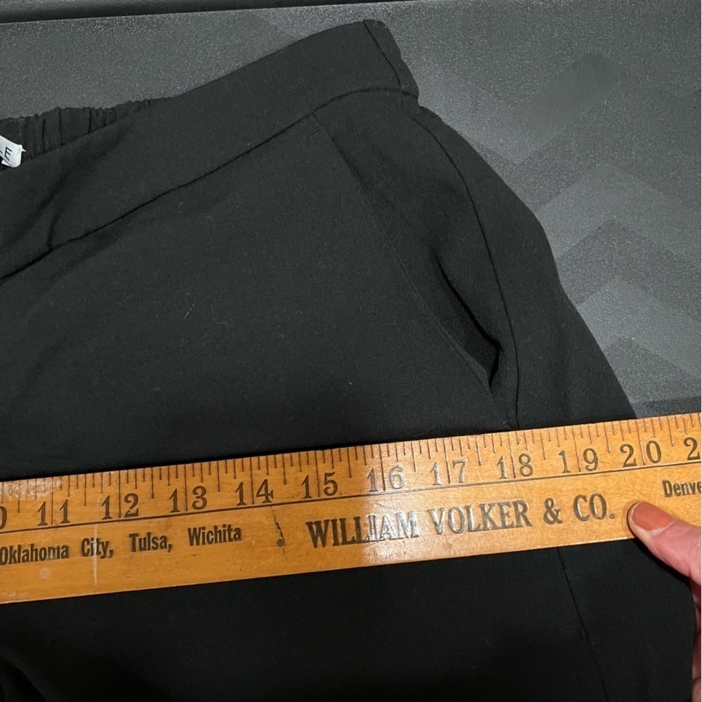 J. Crew Mercantile Black Pull On Flat Front Trouser Pants #C26 - Picture 11 of 12